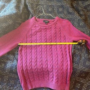 Lands’ End Purple/Pink Sweater, Medium 10-12